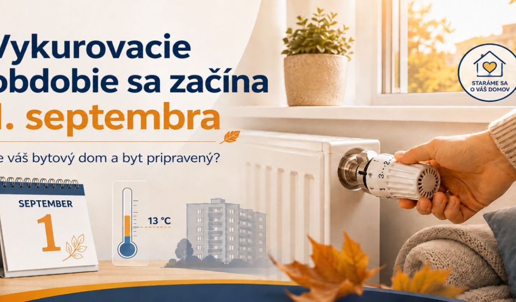 Pripravte svoj bytový dom a byt na vykurovaciu sezónu
